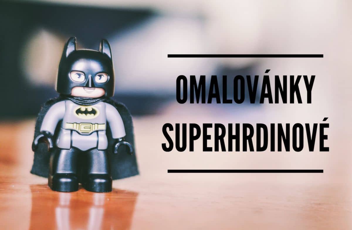 SUPERHERO OMALOVÁNKY